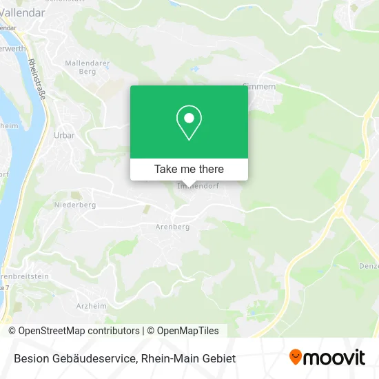 Карта Besion Gebäudeservice