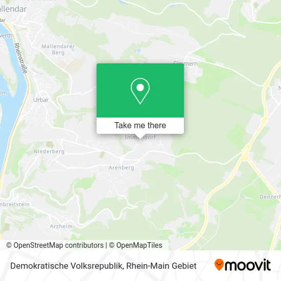 Карта Demokratische Volksrepublik
