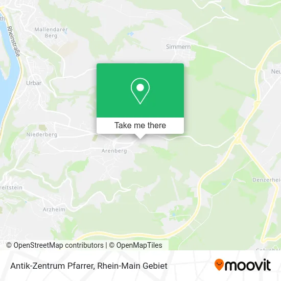 Карта Antik-Zentrum Pfarrer