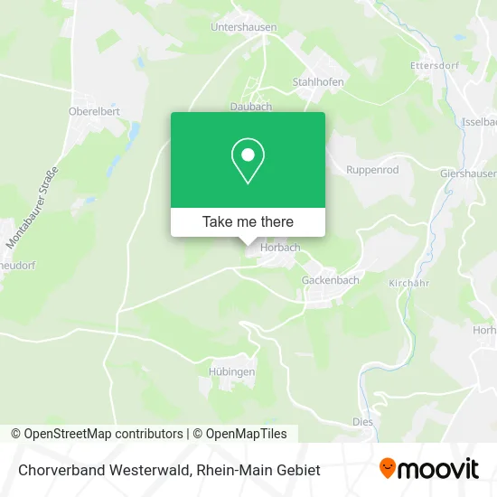 Карта Chorverband Westerwald