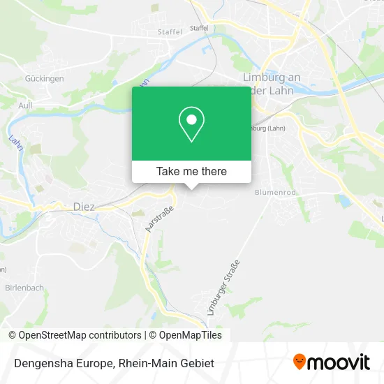 Карта Dengensha Europe