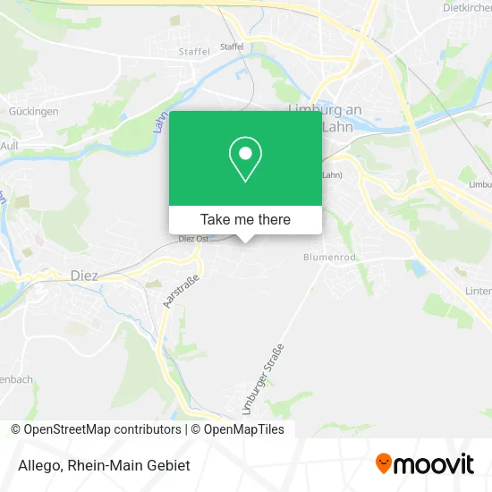Карта Allego