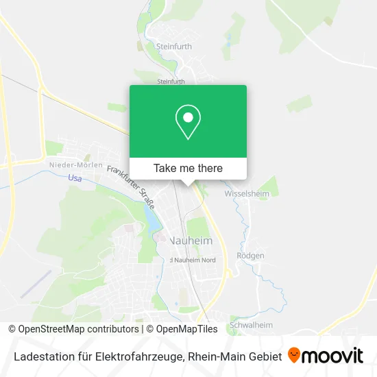 Карта Ladestation für Elektrofahrzeuge