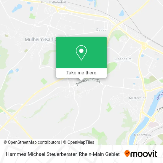 Карта Hammes Michael Steuerberater