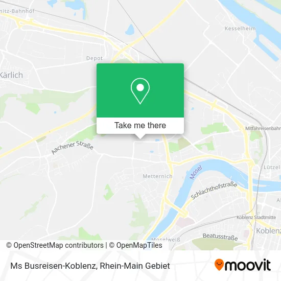 Карта Ms Busreisen-Koblenz