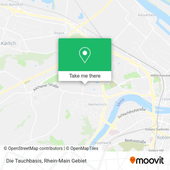 Карта Die Tauchbasis