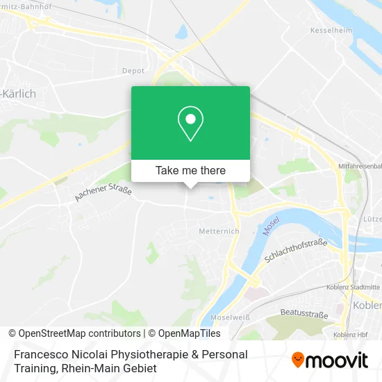 Карта Francesco Nicolai Physiotherapie & Personal Training