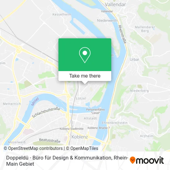 Карта Doppeldü - Büro für Design & Kommunikation