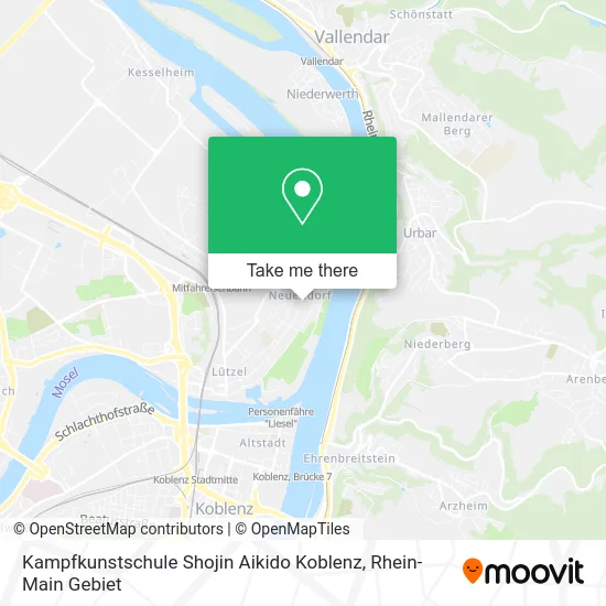 Карта Kampfkunstschule Shojin Aikido Koblenz