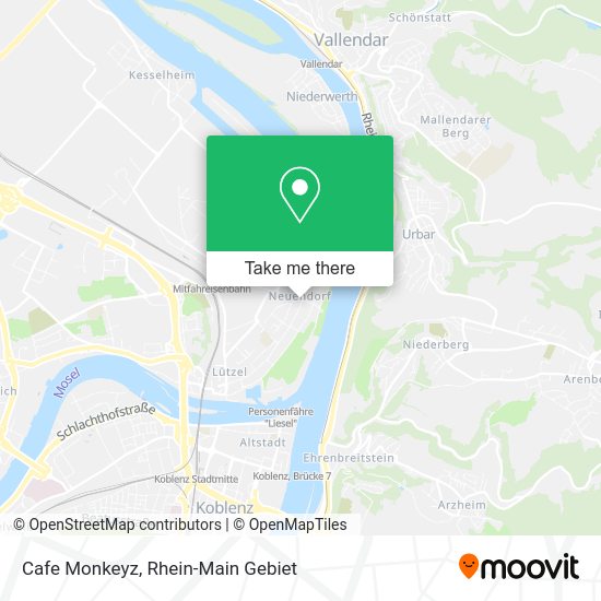 Карта Cafe Monkeyz