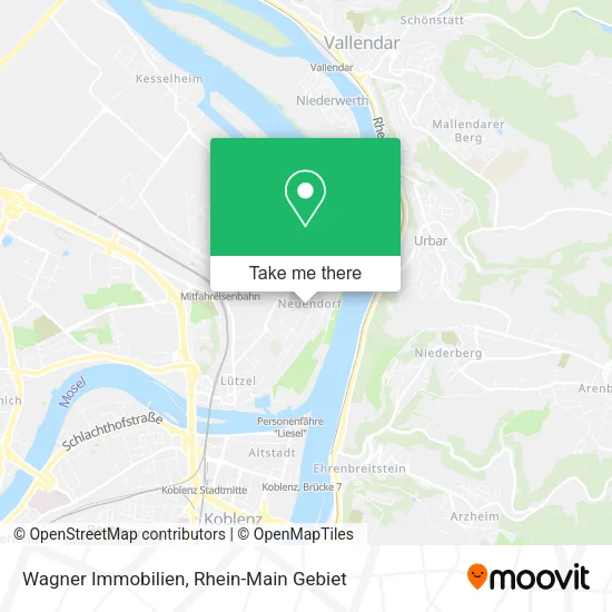 Карта Wagner Immobilien