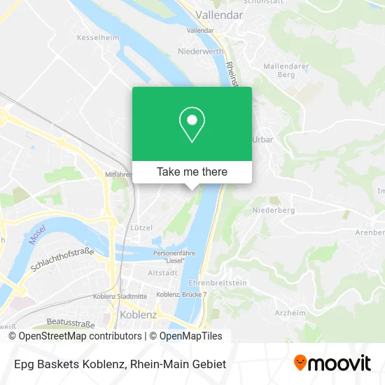 Карта Epg Baskets Koblenz