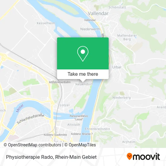 Карта Physiotherapie Rado
