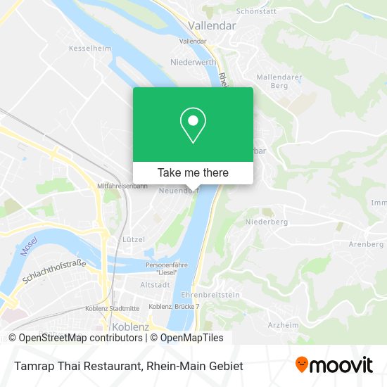 Карта Tamrap Thai Restaurant