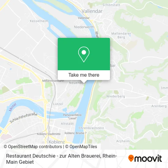 Карта Restaurant Deutschie - zur Alten Brauerei