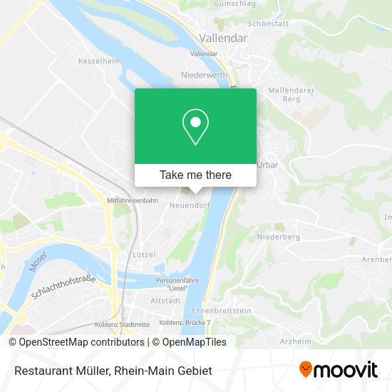 Карта Restaurant Müller