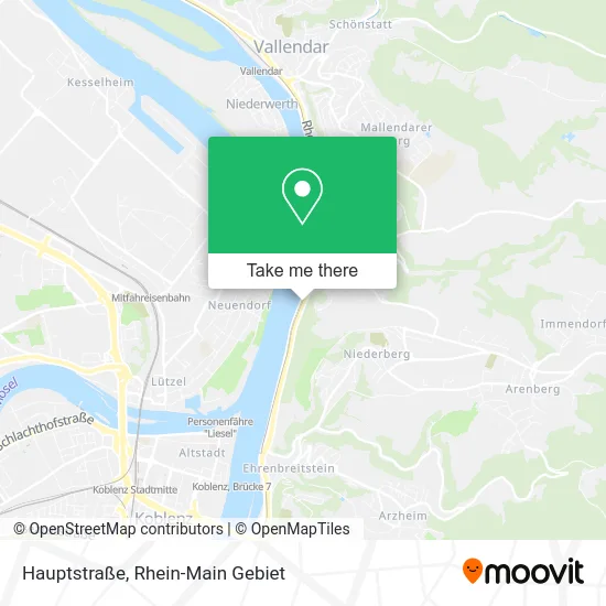 Карта Hauptstraße