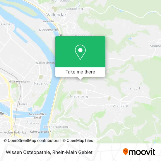 Карта Wissen Osteopathie