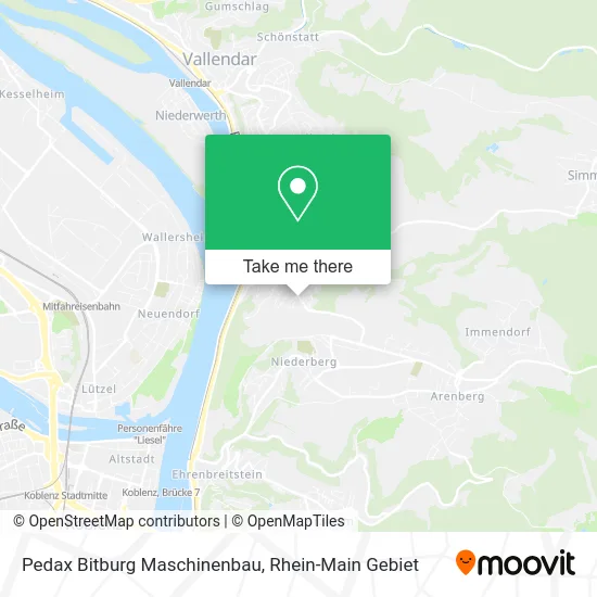 Карта Pedax Bitburg Maschinenbau