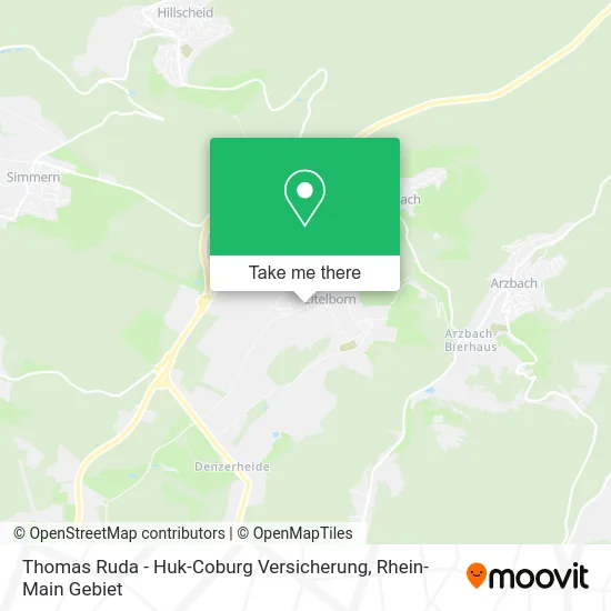 Карта Thomas Ruda - Huk-Coburg Versicherung