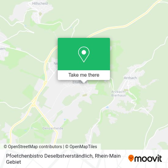 Карта Pfoetchenbistro Deselbstverständlich