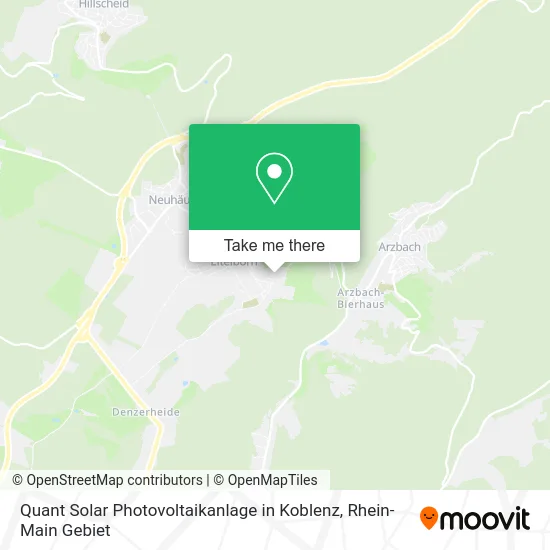Карта Quant Solar Photovoltaikanlage in Koblenz