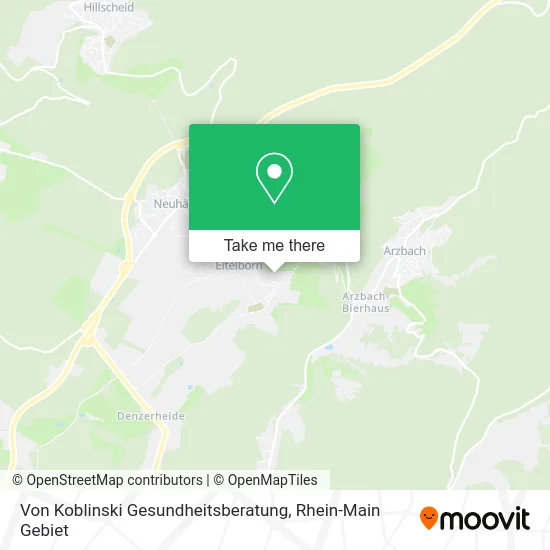 Карта Von Koblinski Gesundheitsberatung