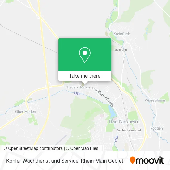 Карта Köhler Wachdienst und Service