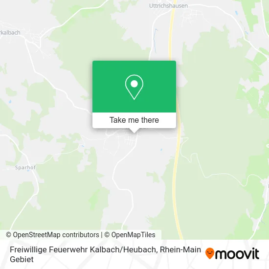 Карта Freiwillige Feuerwehr Kalbach / Heubach