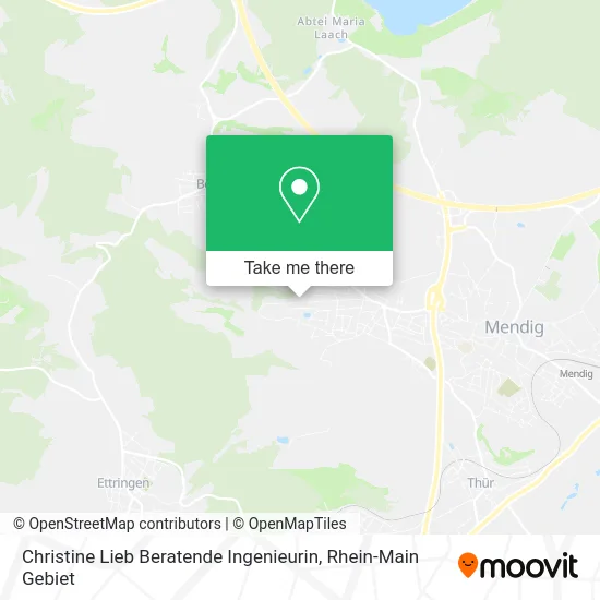 Карта Christine Lieb Beratende Ingenieurin