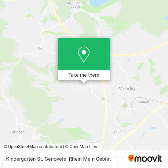 Kindergarten St. Genovefa map