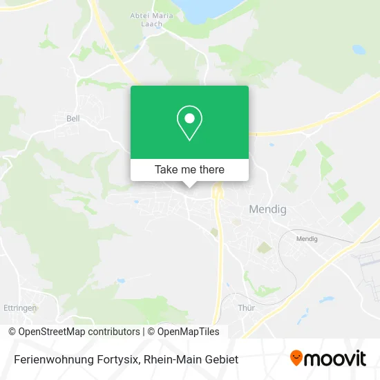 Карта Ferienwohnung Fortysix