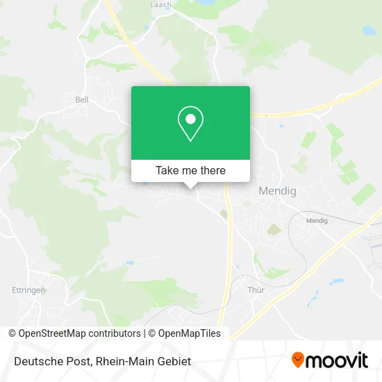 Deutsche Post map