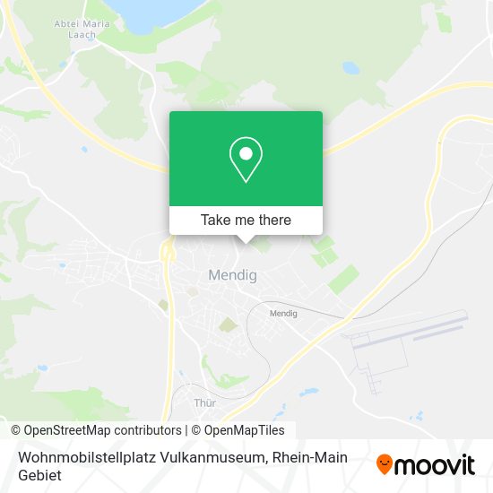 Карта Wohnmobilstellplatz Vulkanmuseum