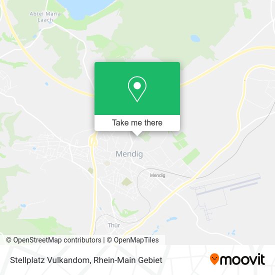 Карта Stellplatz Vulkandom