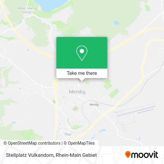 Карта Stellplatz Vulkandom