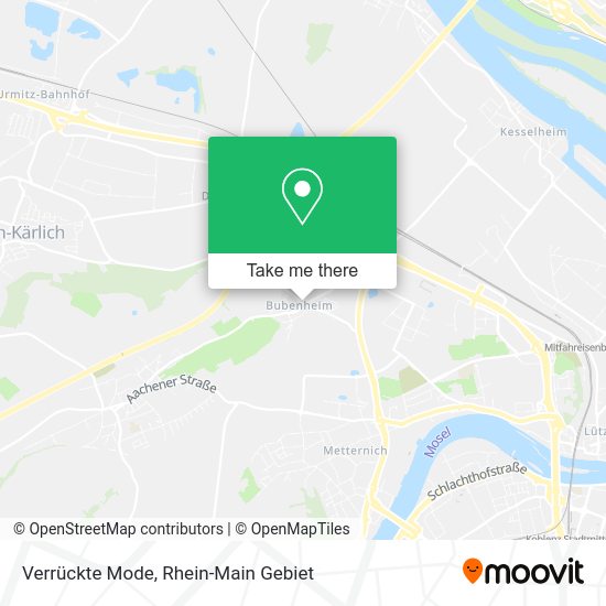 Карта Verrückte Mode