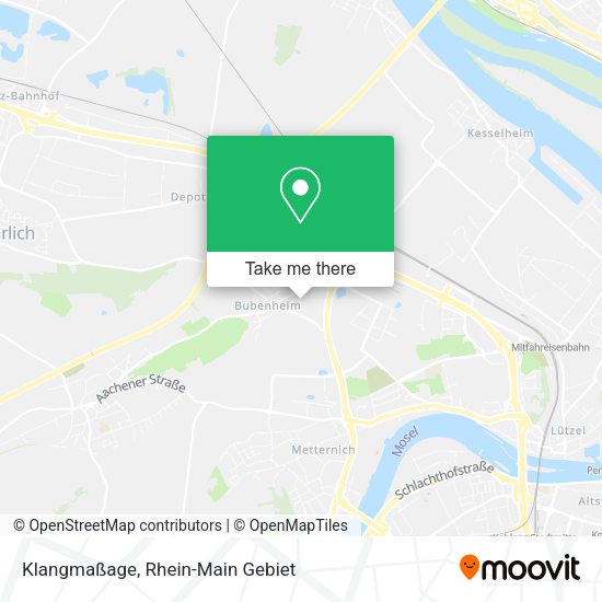 Карта Klangmaßage