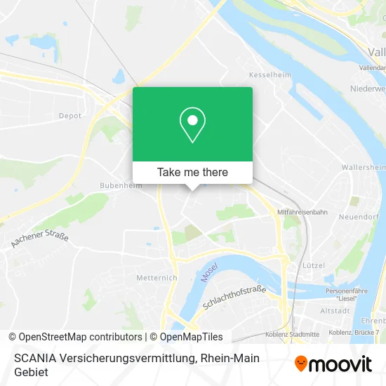 SCANIA Versicherungsvermittlung map
