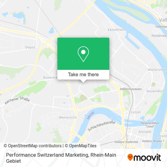Карта Performance Switzerland Marketing