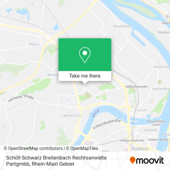 Карта Schöll Schwarz Breitenbach Rechtsanwälte Partgmbb