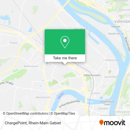 Карта ChargePoint