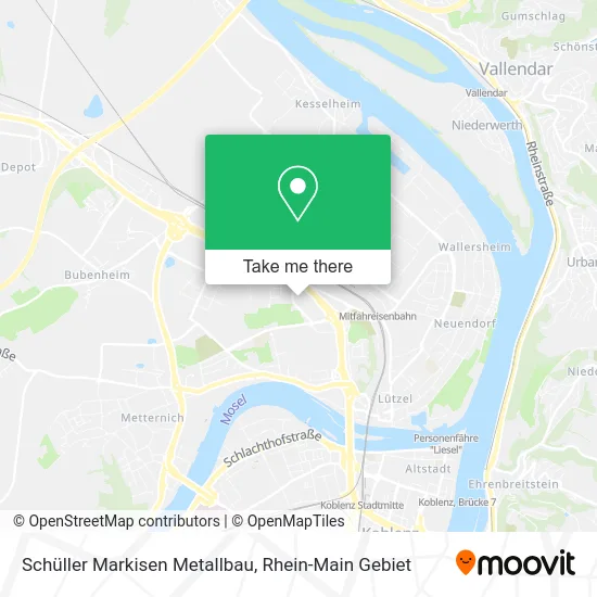 Карта Schüller Markisen Metallbau