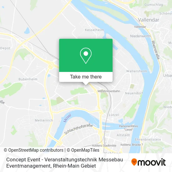 Карта Concept Event - Veranstaltungstechnik Messebau Eventmanagement