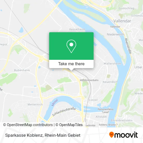 Карта Sparkasse Koblenz