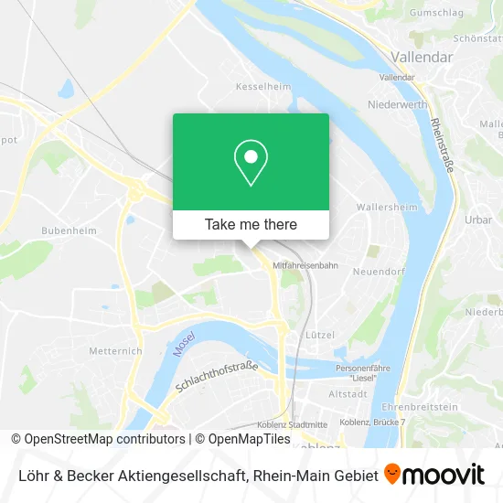Карта Löhr & Becker Aktiengesellschaft
