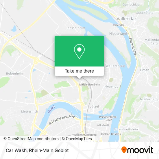 Карта Car Wash