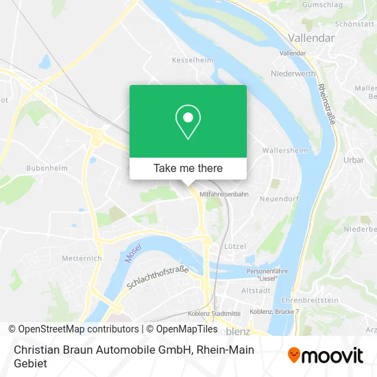 Карта Christian Braun Automobile GmbH