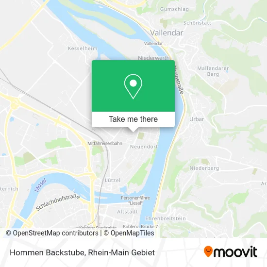 Карта Hommen Backstube