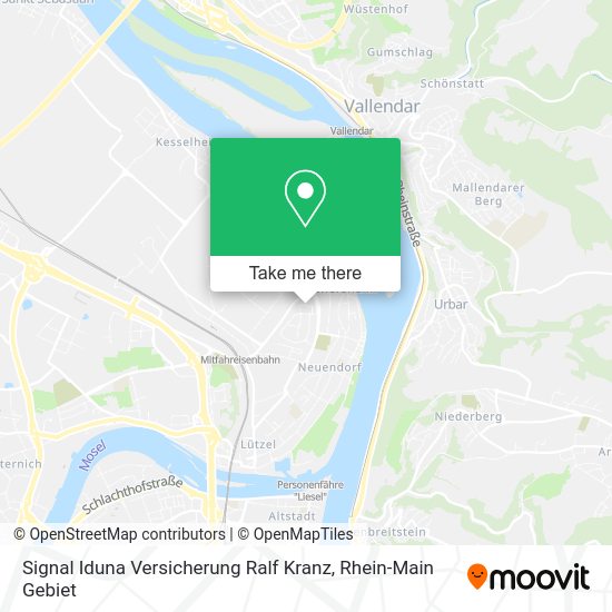 Карта Signal Iduna Versicherung Ralf Kranz